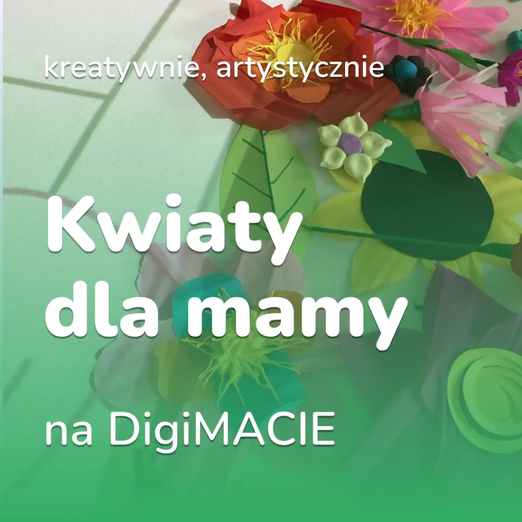 Kwiaty dla mamy — kompozycja na macie „Koszyk”