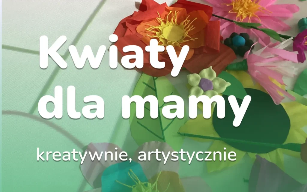 Kwiaty dla mamy — kompozycja na macie „Koszyk”